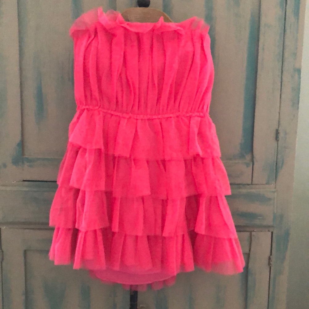 Pink lily dress